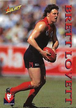 1995 Select AFL #99 Brett Lovett Front